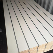 Fibreboards Direct factory high quality mdf slotted board wall  panel